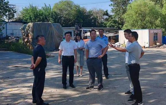 許俊軍同志帶隊督辦突出環境問題整改工作